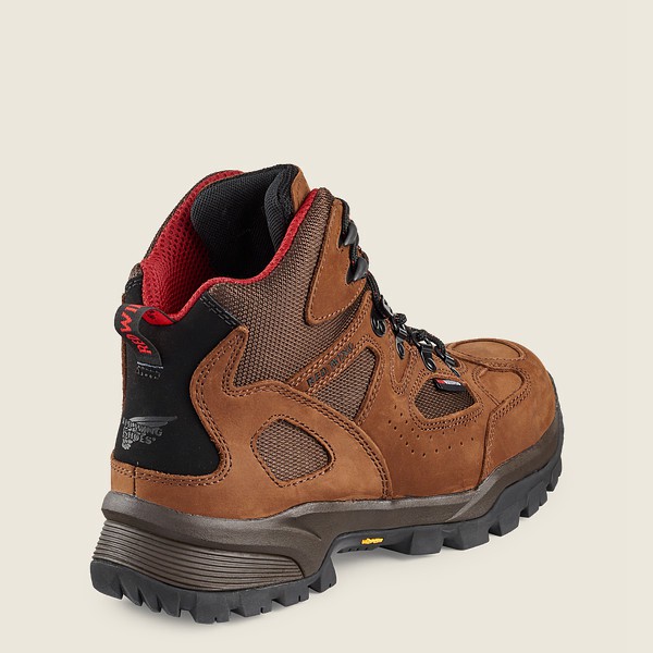 Red Wing Hiking Bot Erkek - Truhiker - 6-Inch Waterproof Safety Toe - Kahverengi - 74WJXAHOU